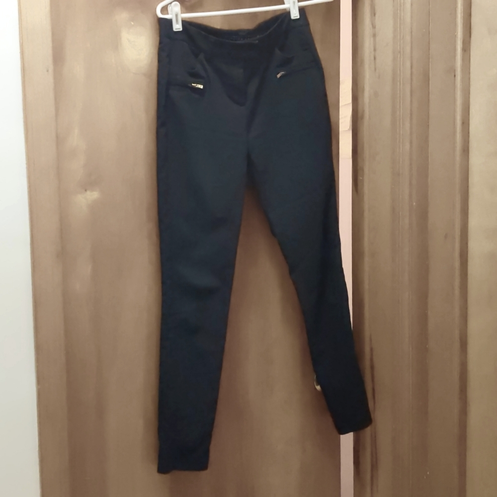 Professional black slim leg pants